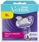 Gillette Venus Deluxe Smooth Swirl Systemklingen 8er
