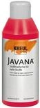 KREUL 91305 - Javana Stoffmalfarbe f&uuml;r helle Stoffe, 250 ml Glas in karminrot,