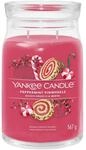 Yankee Candle Signature Duftkerze ; gro&szlig;e Kerze mit langer Brenndauer &bdquo;Peppermint