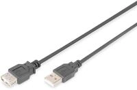DIGITUS USB 2.0 Verl&auml;ngerungskabel &ndash; 1,8 m &ndash; USB-A Stecker zu Buchse | 480