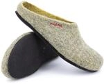 Magicfelt Filzpantoffeln 709 aus Mulesing-freier Merino-Schurwolle &ndash; Handgefertigte