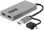 StarTech USB 3.0 A/C auf 2x HDMI Konverter, 4K 30Hz und 1080p, Win/Mac