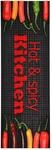 vidaXL K&uuml;chenbodenmatte Waschbar Hot&Spicy 45x150 cm