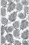 vidaXL Outdoor Teppich Zweischichtiger Jacquard Terrassenteppich K&uuml;chenteppich