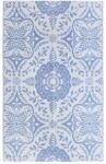 vidaXL Outdoor Teppich Zweischichtiger Jacquard Terrassenteppich Au&szlig;enteppich