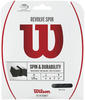 Wilson Unisex Tennissaite Revolve Spin, schwarz, 12,2 Meter, 1,25 mm, WRZ958900