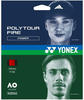 Yonex Unisex – Erwachsene Poly Tour Fire Tennis-Saite, rot, 1.2 mm