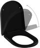 vidaXL Toilettensitz mit Absenkautomatik Quick-Release-Design Toilettendeckel...