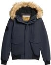Superdry Herren Everest Bomber-Steppjacke mit Kapuze