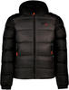 Superdry Herren Hood Colour Block Sport Puffer Jacke, schwarz, XL