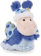 Kuscheltier Schnecke Sille 17cm blau stehend - Stofftier aus weichem Pl&uuml;sch,