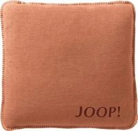 Joop! Kissenh&uuml;lle Uni-Doubleface Kupfer/Granat Gr&ouml;&szlig;e 50x50 cm