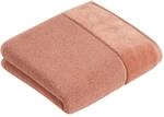 Vossen Pure Handtuch 50 x 100 cm red Wood