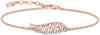 Thomas Sabo Damen Armband Phönix-Flügel mit rosa Steinen roségold, 925