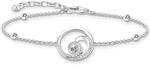 THOMAS SABO Armband Welle mit Steinen 925 Sterlingsilber