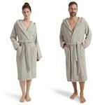 M&ouml;ve Superwuschel Bademantel mit Kapuze, Gr&ouml;&szlig;e XS, Cashmere
