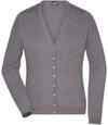 James & Nicholson Damen Strickjacke - L&auml;ssige gekn&ouml;pfte Jacke aus leichtem