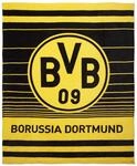 Borussia Dortmund BVB Fleecedecke Streifen