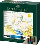 Faber-Castell 162020 - Pitt Artist Pen Dual Marker Tuschestift, mit zwei Spitzen,