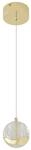 Lucande LED Pendelleuchte Hayley (Modern) in Transparent aus Glas (1 flammig,) -
