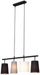 BRILONER - Pendelleuchte mit Lampenschirm aus Stoff, E27 Fassung, max. 40 Watt,
