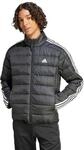adidas Men's Essentials 3-Stripes Light Down Jacket (Down)