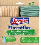 Spontex Microfibre Recyclingfasern, Mikrofasert&uuml;cher mit 55% Recyclingfasern,...