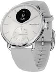 Withings ScanWatch 2, Hybrid Smartwatch, ECG, Vernetztes GPS, 38mm, Wei&szlig; | EKG...