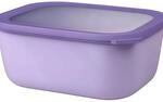 Mepal - Multi Bowl Rectangular Cirqula - 3000 ml - Vivid lilac | Mikrowellen Geschir