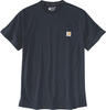 Carhartt Herren Force Relaxed Fit Midweight Short-Sleeve Pocket Arbeits-T-Shirt, Navy