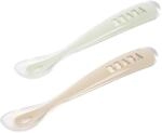 B&Eacute;ABA - Babyl&ouml;ffel - 2er-Set - Silikonl&ouml;ffel &ndash; L&ouml;ffel zum F&uuml;ttern - Erste