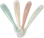 B&Eacute;ABA - Babyl&ouml;ffel - 4er-Set - Silikonl&ouml;ffel &ndash; L&ouml;ffel zum F&uuml;ttern - Erste