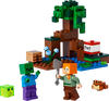 LEGO Minecraft Das Sumpfabenteuer Set, Spielzeug mit Figuren mit Alex- und