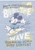 Komar Disney Vlies Fototapete - Mickey Brave the Wave - Größe: 200 x 280 cm (Breite