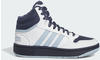 adidas Hoops Mid 3.0 Shoes Kids Sneaker, FTWR White/Shadow Navy/Wonder Blue, 38 2/3