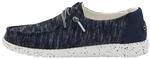 HEYDUDE Wendy Sox Damen - Slip on Flache Schuhe - Mokassin Stil, Navy, 37
