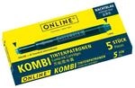 ONLINE Kombi-Tintenpatronen, Universal-Ersatz-Patronen, kompatibel mit allen