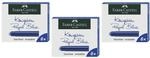 FABER-CASTELL Tintenpatronen Standard, k&ouml;nigsblau VE=3