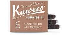 Kaweco Tintenpatronen im 6er-Pack Karamellbraun Caramel Brown I hochwertige Premium