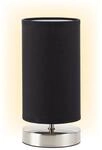 Brilliant Claire Tischleuchte mit Lampenschirm aus Stoff, Sockel E14, max. 40 W