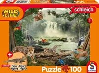 Schmidt Spiele 56467 Wild Life, Im Regenwald, 100 Teile, mit Add-on (eine Original