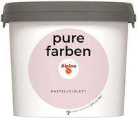 Alpina pure farben Wandfarbe &ndash; Pastellviolett &ndash; strapazierf&auml;hige und