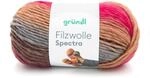 Gr&uuml;ndl Filzwolle Spectra, 1 Kn&auml;uel &aacute; 100 g, Cabernet Multicolor | OEKO-TEX