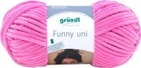 Gr&uuml;ndl Wolle Funny uni - dicke weiche Chenille Wolle zum H&auml;keln - H&auml;kelwolle -