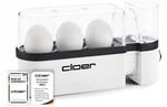 Cloer 6021 Eierkocher f&uuml;r 3 Eier, Servierfunktion, Kunststoff, wei&szlig; | akustische