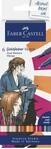 FABER-CASTELL - Goldfaber Sketch Marker Manga, 6 Farben | Schnell trocknende Alkohol