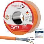 RedStar24 CAT 7 Verlegekabel 100m Netzwerkkabel Datenkabel LAN Kabel Kupfer 
