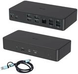 i-tec USB 3.0 / USB-C/Thunderbolt 3 Professionelle Dual 4K Display...