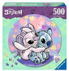 Ravensburger Puzzle 17581 - Stitch - 500 Teile Rundpuzzle für Erwachsene und Kinder