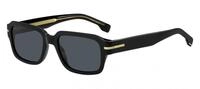 Boss 1596/S BLACK/GREY 53/19/145 Herrenbrillen Sonnenbrillen